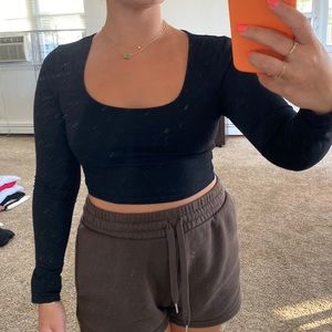 Black tight long sleeve